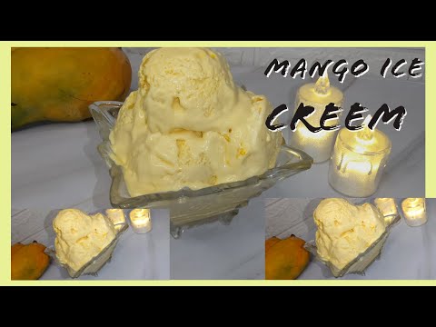 Mango Ice Cream Recipe By kitchen with shabina jabbar | Ice Cream Recipe | Only 4 Ingredients |