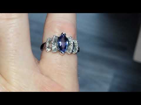 Tanzanite Diamond Ring