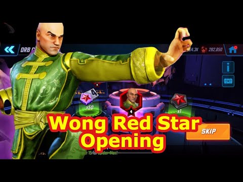 Wong Red Star Orb Opening | Marvel Strike Force - Free to Play