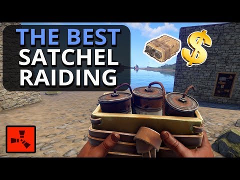 The BIGGEST And BEST SATCHEL RAID You Will See Today!! Rust Survival Gameplay Part 3