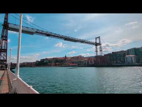 4K | World's First Transporter Bridge: Vizcaya Bridge, Spain