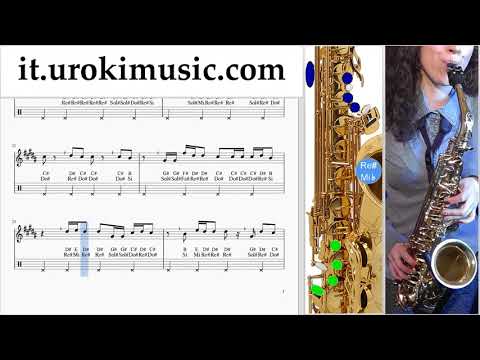 Lezioni di Sassofono Contralto The Chainsmokers - Sick Boy Tutorial Spartito um-ih276