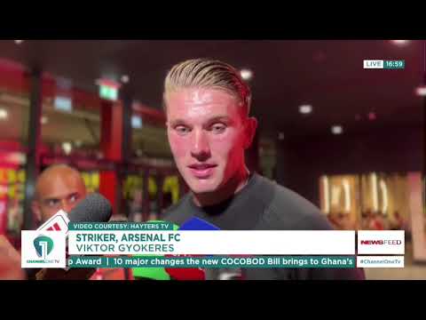 Viktor Gyökeres Welcomes Bruno Guimarães to Arsenal