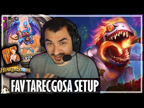 MY FAVORITE TARECGOSA SETUP! - Hearthstone Battlegrounds