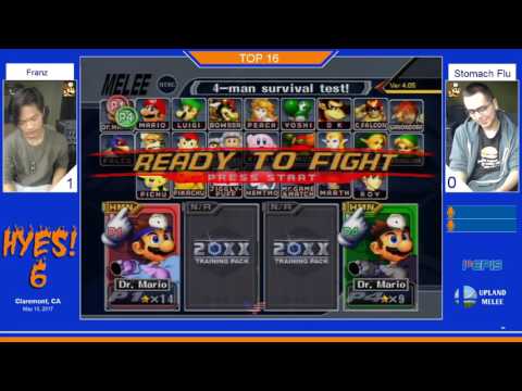 HYES! 6 WS - Franz (Black Doc) vs Stomach Flu (Blue Doc)