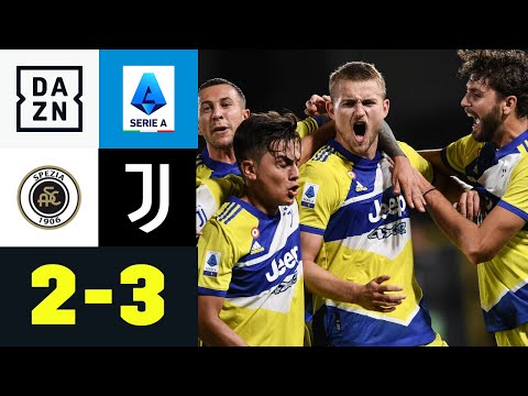 Achterbahnsieg! De Ligt bricht den Bann: Spezia - Juventus 2:3 | Serie A | DAZN Highlights