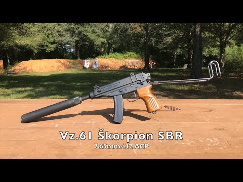 Shooting a Vz.61 Škorpion SBR 🇨🇿