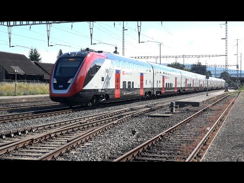 Züge in Rupperswil - RABe 502, FV Dosto