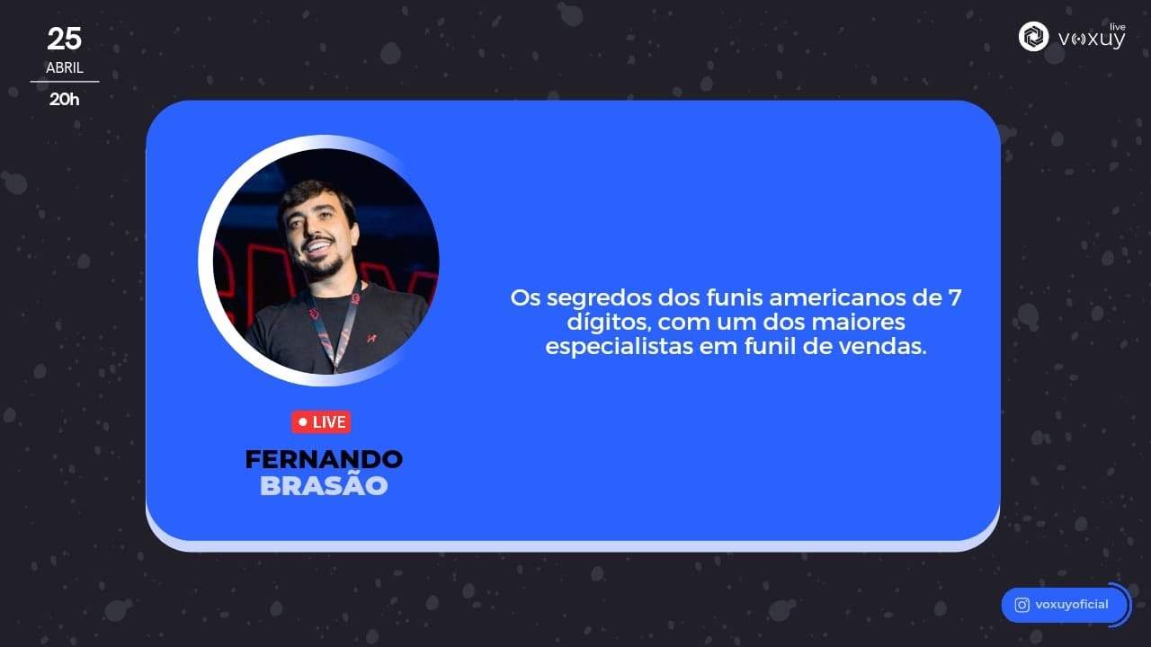 Live #07 - Os segredos dos funis americanos de 7 dígitos