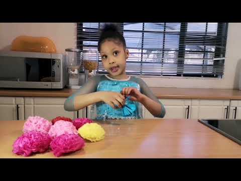 How To Make Beautiful Tissue Paper Flowers for your Hair  | DIY Paper Craft