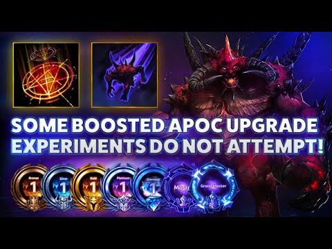 Diablo Apoc - SOME BOOSTED APOC UPGRADE EXPERIMENTS DO NOT ATTEMPT! - Bronze 2 Grandmaster S1 2022