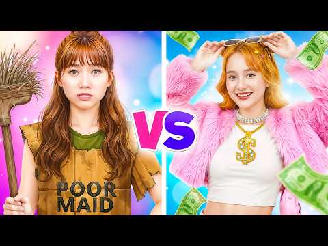 Poor Girl Vs Rich Girl In Rich Family! Rich Girl Is A Bad Girl