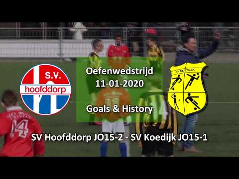 SV Hoofddorp JO15-2 - SV Koedijk JO15-1 (11-01-2020  Oefenwedstrijd)