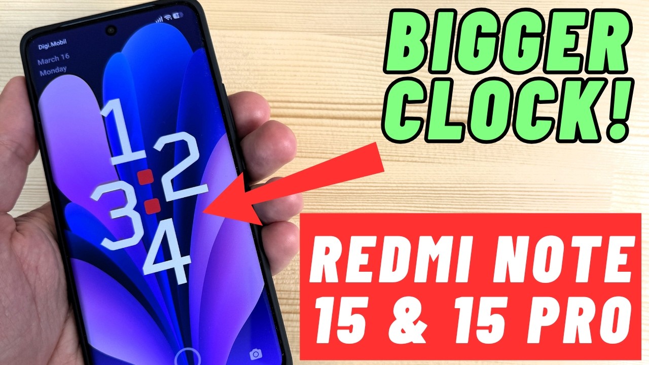 How to CUSTOMIZE LOCK SCREEN on Xiaomi REDMI Note 15 & 15 Pro