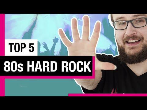 5 awesome 80s HARD ROCK riffs to learn on electric guitar