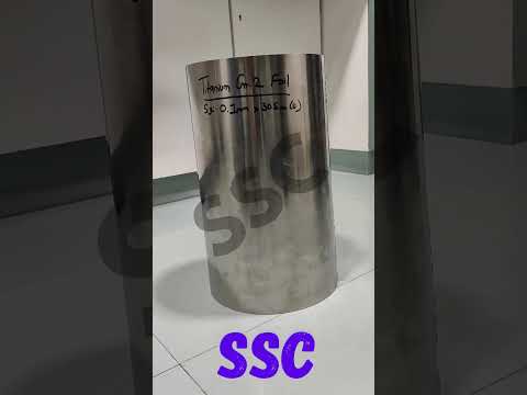 Titanium foil stockist