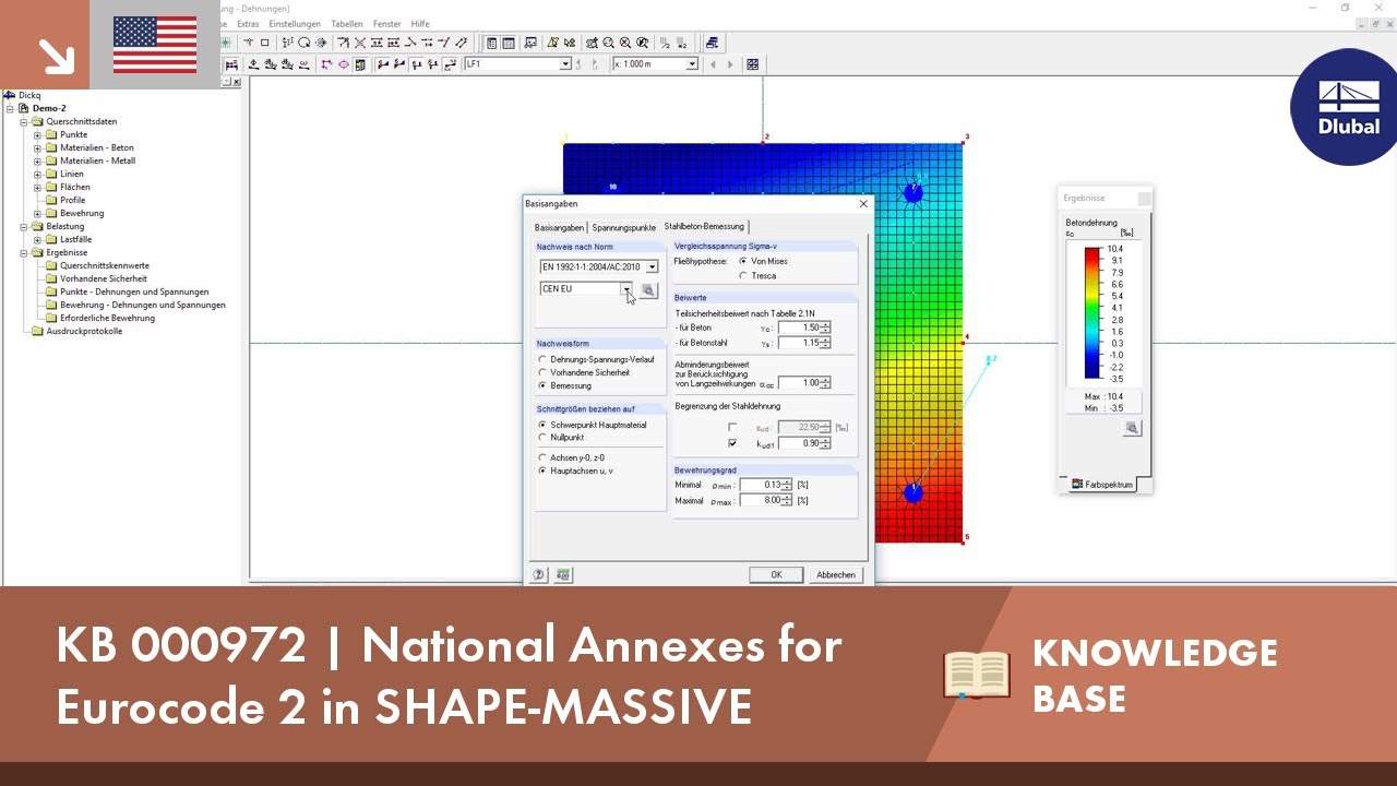 KB 000972 | National Annexes for Eurocode 2 in SHAPE-MASSIVE