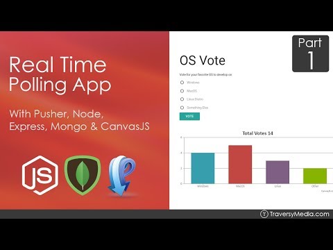 Node js Pusher Real Time Polling App 1 Initial Back End