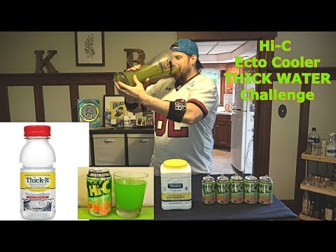 Hi-C Ecto Cooler THICK WATER Challenge (Inspired By: BadlandsChugs & Furious Pete) | L.A. BEAST