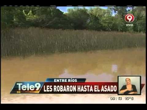 Entre Ríos: Les robaron hasta el asado
