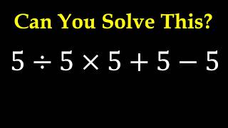 Can You Solve This?