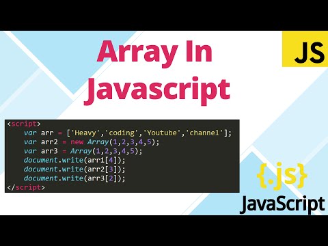 Array In Javascript In Hindi Javascript Tutorial For Beginners 18
