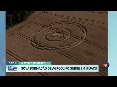 Mistério no Oeste: novo agroglifo aparece em plantação de Ipuaçu