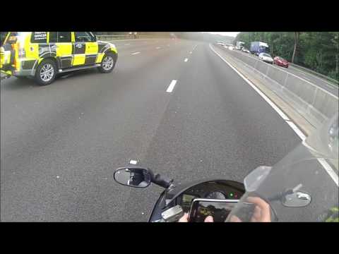 170716 fire car m25 before first response