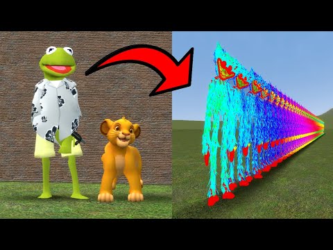 RAINBOW HUGGY WUGGY ARMY VS TOWERS! 😨 - Garry's mod sandbox