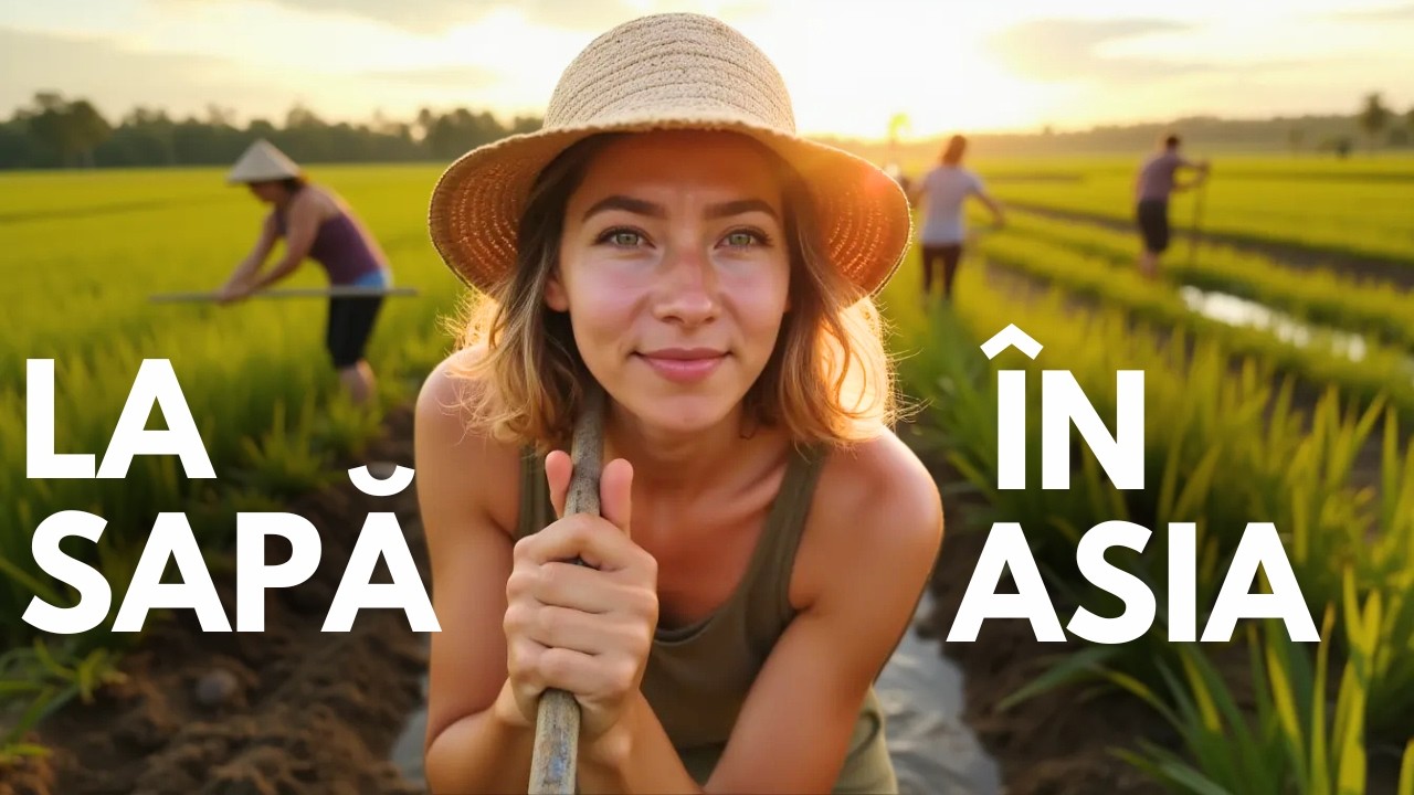 MUNCIM pe PLANTAȚIE în ASIA pentru MÂNCARE | Viata la tara in alte tari | La cules de orez, la sapa