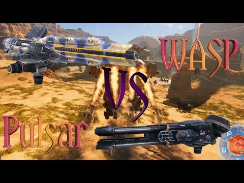 PUlsar Vs Wasp Detailed Damage Test / WAR ROBOTS
