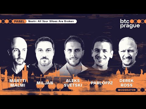 Nostr: All Your Silos Are Broken — Martti Malmi, Aleksandar Svetski, Pablof7z, Miljan & Derek Ross video thumbnail