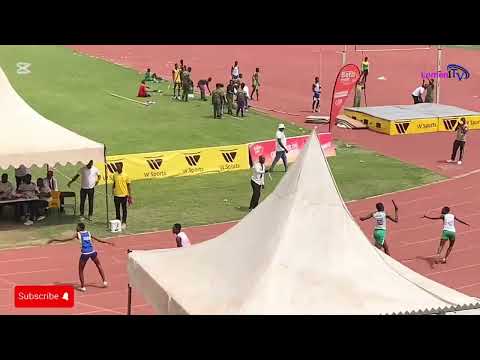 Islamic girls win 4x200m. Heat 4. Super Zonals. Ashanti Region. 2025.