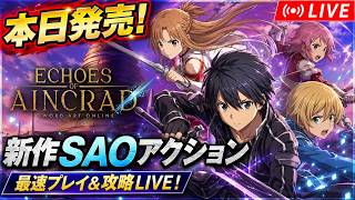本日発売の新作SAOアクションゲーはおもしろいのか？実際に遊んでみるぞ！【Echoes of Aincrad】