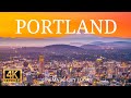 Portland, Oregon, USA 4K Cinematic City Tour | Flying Over Portland | Portland Skyline