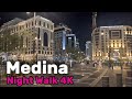 Night Walk Around The Prophet S Mosque Medina Walking Tour In 4K