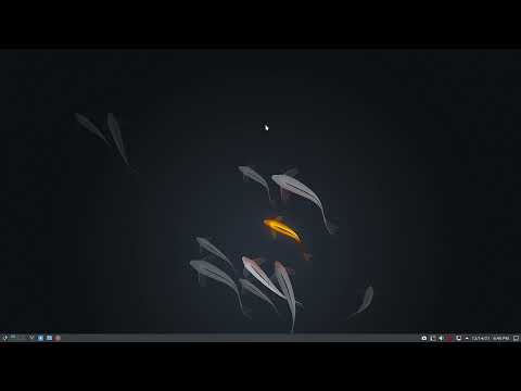 ArcoLinux : 2414 Plasma improvements - Konsole blur and Yakuake blur - more wallpapers added