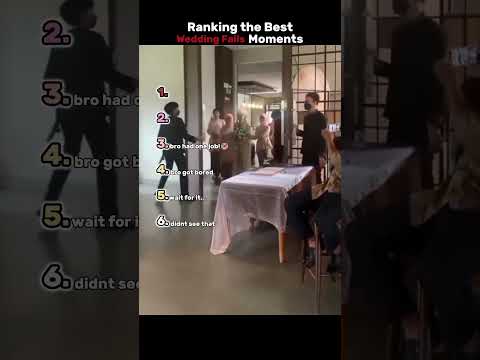 Ranking the Best Wedding Fails Moments