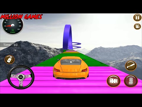 Stunt Car Impossible Tracks 3D Mega Ramp Car racer - Impossible Games- Android - Games - Gameplay