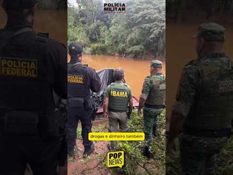 Operação Integrada “Fogo no Garimpo” é realizada nas regiões dos rios das Mortes e Grande.