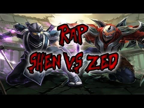 RAP DE CAMPEONES ||| SHEN VS ZED ||| SHARKNESS (con Zarcort)