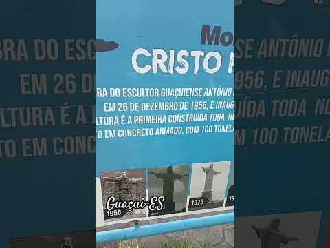 Cristo Redentor da Cidade de Guaçui,ES#turismo #cidade #for #viralvideo