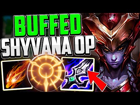 RIOT BUFFED AD SHYVANA INTO A MONSTER! (78% WR BUILD) - Shyvana Guide Season 13 League of Legends