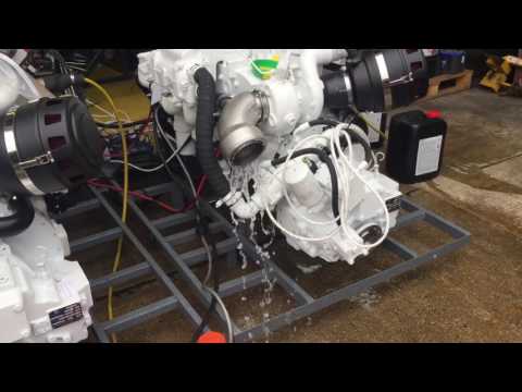 John Deere Marine engine run up test