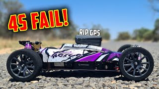 WLTOYS 124019 4S 5400kv Speed Run FAIL!