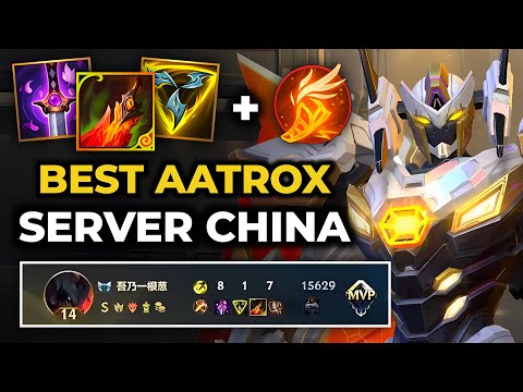 Aatrox Jungle Wild Rift China - Build Runes Guide Patch 6.3g - Gameplay Aatrox Season 19