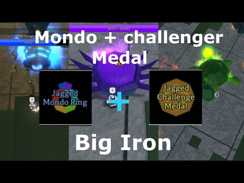 mondo + challenger medal big iron - roblox Pilgrammed