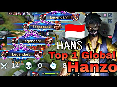 87,5% Hanzo Winrate!! Full map Control | Hanzo Top 1 Global Gameplay By H A N S