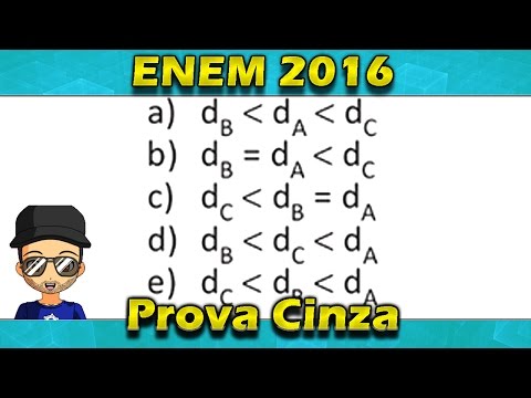 Questão 160 Resolvida Enem 2016 Prova Cinza Gabarito Matemática
