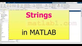 String in MATLAB